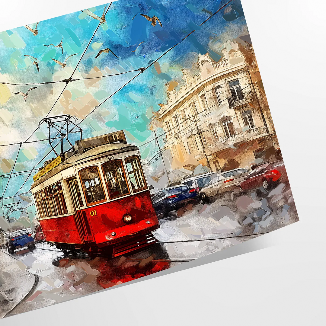 Impasto Oil Painting Print 3 Travel Poster High Quality Frame Premium Print Home Decor Color