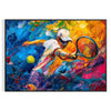 space captivating impressionism art poster vibrant orange blue hues wall stunning artwork ideal gift lover style available creativity home exquisite print