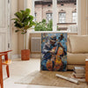 space Impressionism art poster lush greens blues striking wall touch elegance style room perfect gift lovers unframed options