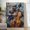 space Impressionism art poster lush greens blues striking wall touch elegance style room perfect gift lovers unframed options
