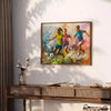 space impressionism art poster vibrant shades green captivating wall print exceptional gift enthusiasts room artwork