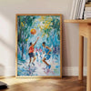 space stunning Impressionism art poster vibrant greens blues wall thoughtful gift print touch elegance inspiration room multiple sizes A4 cm A0