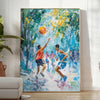space stunning Impressionism art poster vibrant greens blues wall thoughtful gift print touch elegance inspiration room multiple sizes A4 cm A0