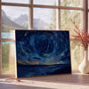 space captivating impressionism poster serene shades green blue wall art room thoughtful gift tranquility style home various print sizes A4 cm A0