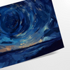 space captivating impressionism poster serene shades green blue wall art room thoughtful gift tranquility style home various print sizes A4 cm A0