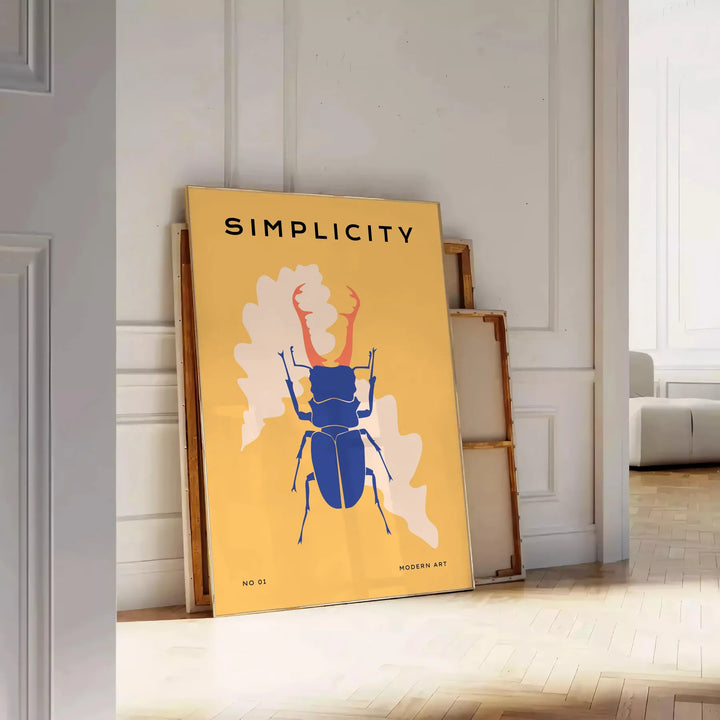 Insect Wildlife Print Travel Poster High Quality Frame Premium Print Home Decor Color