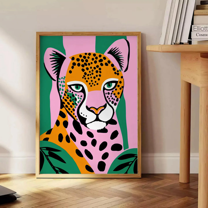 Jaguar Animal Popular Wall Art Travel Poster High Quality Frame Premium Print Home Decor Color