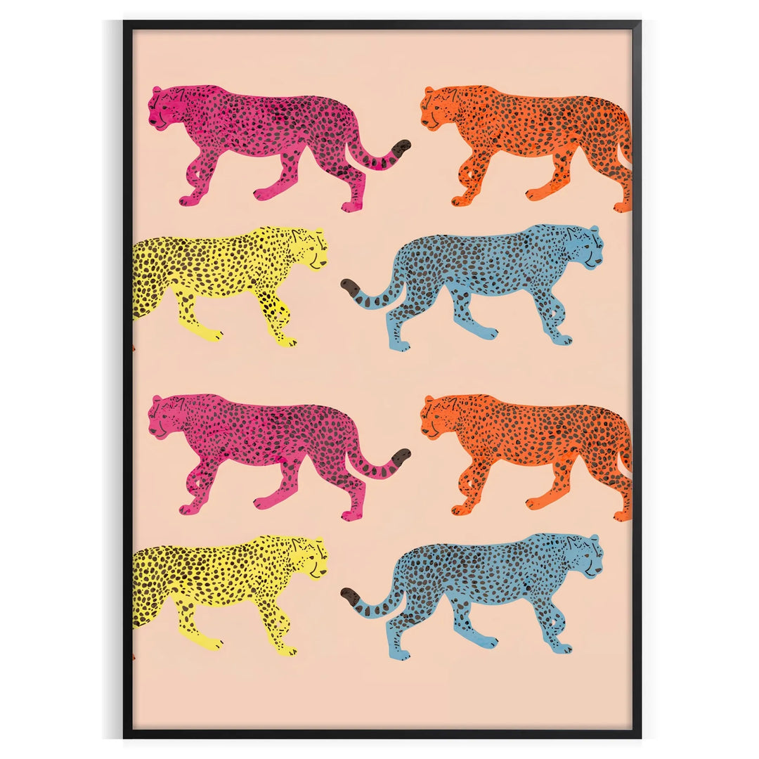 Jaguars Animal Popular Poster Travel Poster High Quality Frame Premium Print Home Decor Color