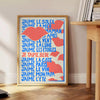 space Jaime Le Soleil maximalist poster vibrant white green design burst creativity room wall art unique gift artwork available various dimensions A4 cm A0