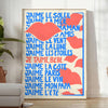 space Jaime Le Soleil maximalist poster vibrant white green design burst creativity room wall art unique gift artwork available various dimensions A4 cm A0