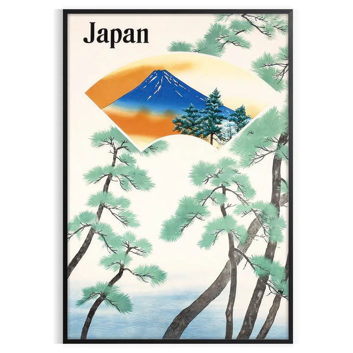 Affiche de voyage Fuji au Japon Poster 