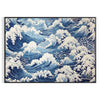 space Japan vintage art poster serene blue gray tones exquisite wall print ideal gift timeless elegance room preferred dimensions A4 cm A0 decor today
