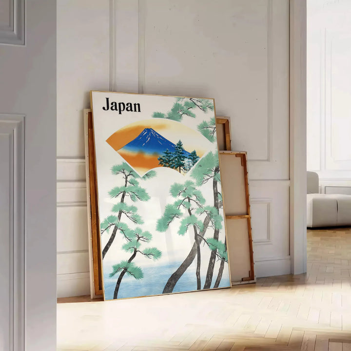 Japan Fuji Travel Poster Poster Travel Poster High Quality Frame Premium Print Home Decor Color