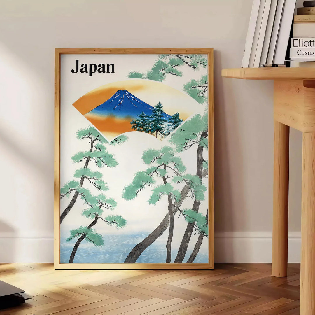 Japan Fuji Travel Poster Poster Travel Poster High Quality Frame Premium Print Home Decor Color