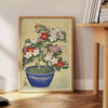 allure Japan captivating vintage art poster graceful shades gray green touch elegance space unique gift wall centerpiece sizes A4 cm A0