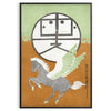 allure Japanese art captivating green blue poster space unique wall exquisite gift stunning addition home decor available sizes A4 cm A0 today