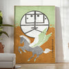 allure Japanese art captivating green blue poster space unique wall exquisite gift stunning addition home decor available sizes A4 cm A0 today