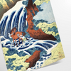 affiche style vintage japonais teintes marron vert une touche élégante intemporelle un cadeau unique espace encadrement option préférée