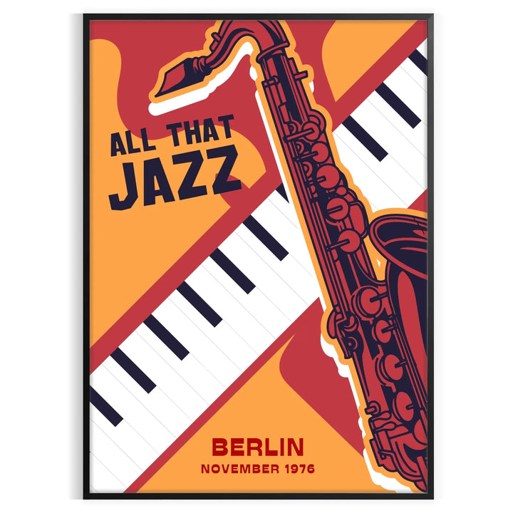 Affiche de musique du festival de jazz 1 