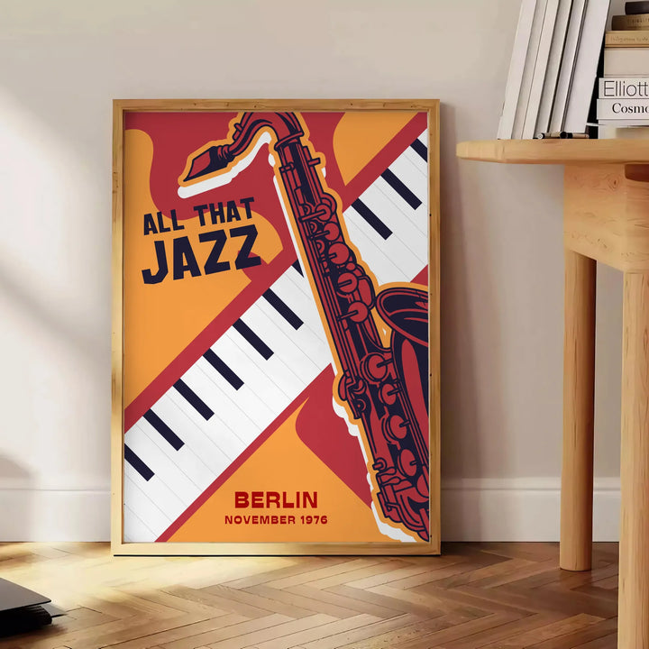 Jazz Festival Music Art Travel Poster High Quality Frame Premium Print Home Decor Color