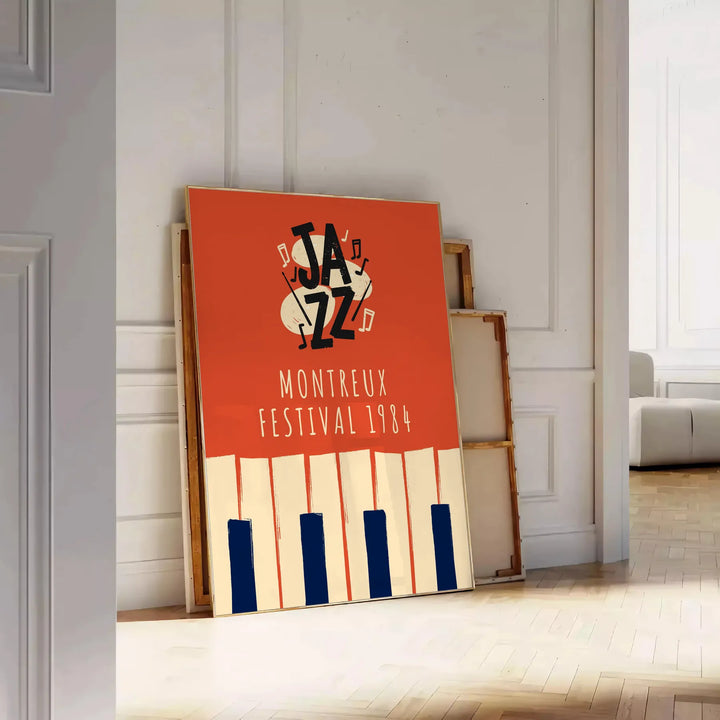 Jazz Festival Music Poster Travel Poster High Quality Frame Premium Print Home Decor Color