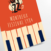 univers jazz affiche captivante couleurs noir vert idéal amateurs festivals musicaux cadeau parfait disponibles cm 50x70 60x80 A0