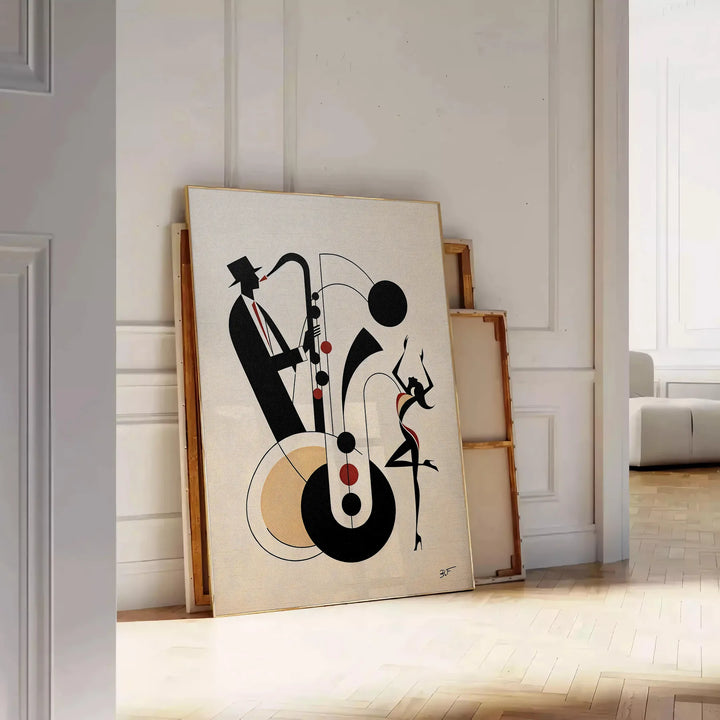 Jazz Music Dance Print 1 Travel Poster High Quality Frame Premium Print Home Decor Color