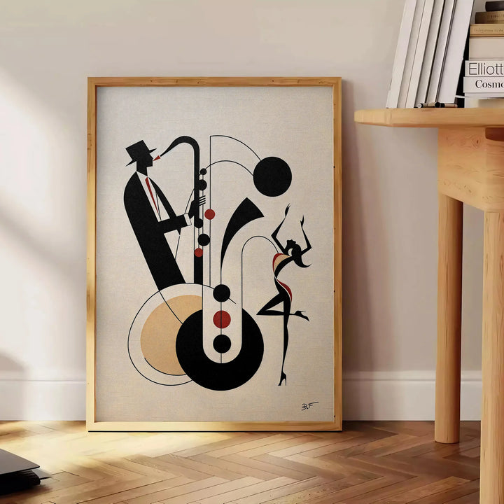 Jazz Music Dance Print 1 Travel Poster High Quality Frame Premium Print Home Decor Color