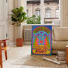 space Kinda Sad Staying Groovy poster blue purple hues wall art unique gift print blend melancholy rhythm various sizes A4 cm A0