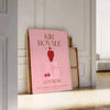 élégance affiche Kir Royal art raffinement tons gris cadeau parfait espace A4 cm A0