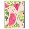kitchen space vibrant 54 poster lively blend green red hues captivating wall art perfect gift splash color room unframed options style