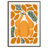 kitchen decor vibrant 75 poster greens oranges stunning wall art unique print thoughtful gift variety sizes A4 cm A0