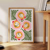 kitchen vibrant 107 poster bold green orange hues lively touch artwork perfect wall art addition unique gift culinary lovers various print sizes A4 cm A0