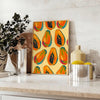 kitchen decor vibrant 50 poster lively blend green orange hues wall art thoughtful gift unique print life space available A4 cm A0