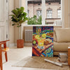 space vibrant Kitchen 51 poster bold hues orange blue wall art ideal gift culinary enthusiasts array dimensions A4 cm A0 decor today