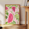 kitchen space vibrant 54 poster lively blend green red hues captivating wall art perfect gift splash color room unframed options style