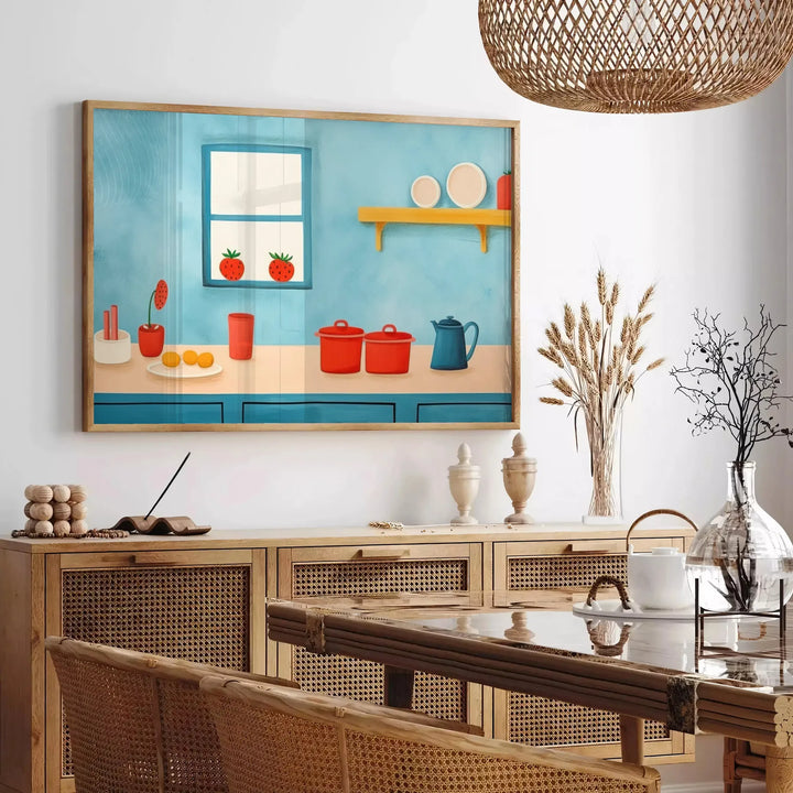 Kitchen Print 64 Art Travel Poster High Quality Frame Premium Print Home Decor Color