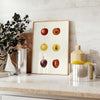 kitchen vibe 65 Art Poster gray yellow eye wall perfect gift contemporary flair space unframed options ideal home decor