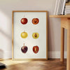 kitchen vibe 65 Art Poster gray yellow eye wall perfect gift contemporary flair space unframed options ideal home decor