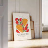 space vibrant Kitchen 69 poster green orange hues wall art unique gift eye artwork zest dining area various sizes A4 cm A0