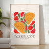 space vibrant Kitchen 69 poster green orange hues wall art unique gift eye artwork zest dining area various sizes A4 cm A0