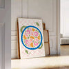 Affiche Cuisine 72 élégance verte bleue espace cadeau unique inspirant passionnés gastronomie disponibles A4 cm 50x70 60x80 A0