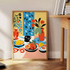 kitchen vibrant 7 poster stunning blend orange blue captivating wall art perfect gift pop color style space standalone print decor