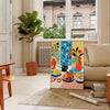 kitchen vibrant 7 poster stunning blend orange blue captivating wall art perfect gift pop color style space standalone print decor