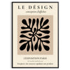 bold creativity maximalist design poster black orange space dynamic wall art impactful artwork unique gift style unframed edition stunning print
