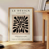 bold creativity maximalist design poster black orange space dynamic wall art impactful artwork unique gift style unframed edition stunning print