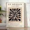 bold creativity maximalist design poster black orange space dynamic wall art impactful artwork unique gift style unframed edition stunning print