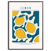 kitchen Lemon Poster stunning gray orange artwork pop color charm culinary space gift personal wall art A4 cm A0 sizes versatile decor options