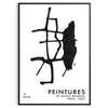 bold elegance Lenoirno Maximalist Poster black white captivating wall art sophisticated touch space perfect gift popular sizes A4 cm A0 decor today