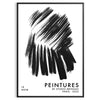 allure LenoirNoPoster maximalist poster black blue hues bold wall art piece perfect drama space unique gift available multiple sizes A4 cm A0